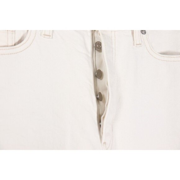 Banana Republic Women US30 Optic White High Rise Straight Leg Jeans S/ 884661-00 - Picture 7 of 14